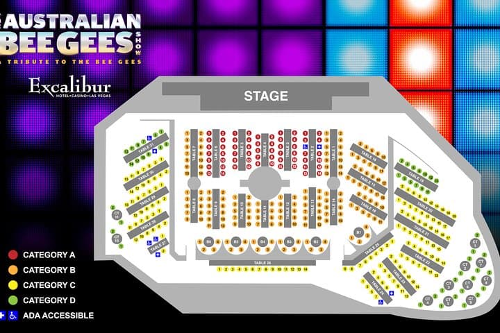 The Australian Bee Gees Show at the Excalibur Hotel and Casino