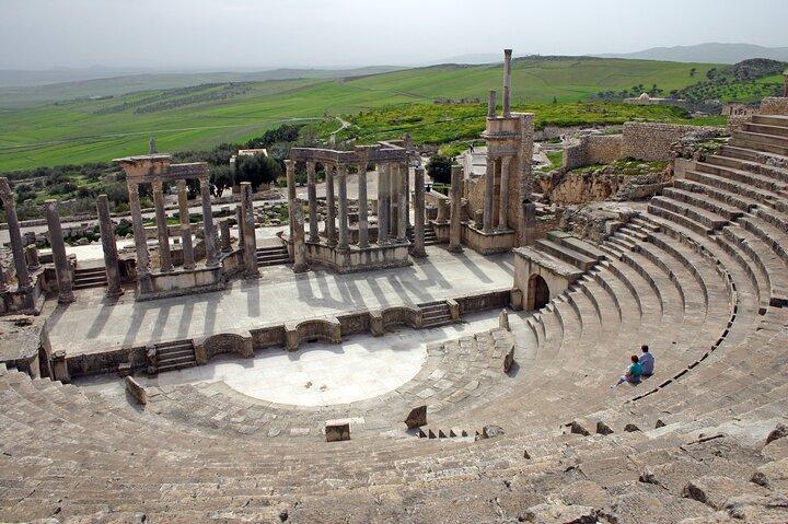 Private Excursion to Testour, Dougga and Bulla Regia from Tunis.