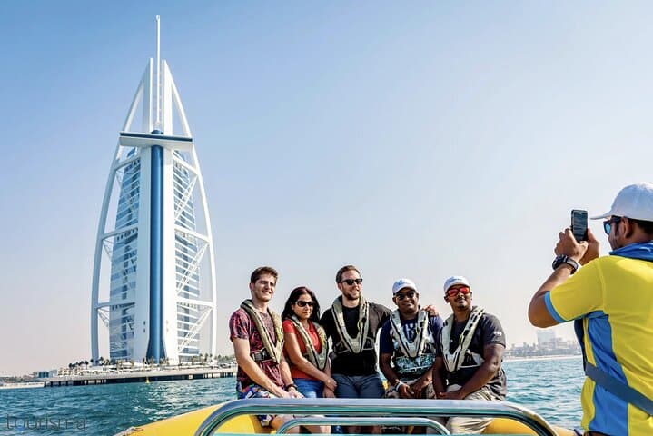 Dubai Speedboat Tour - Marina, Atlantis, Palm & Burj Al Arab