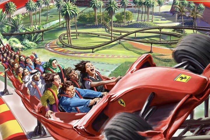 Ferrari World Abu Dhabi Tour with transfers from Dubai - Day Trip