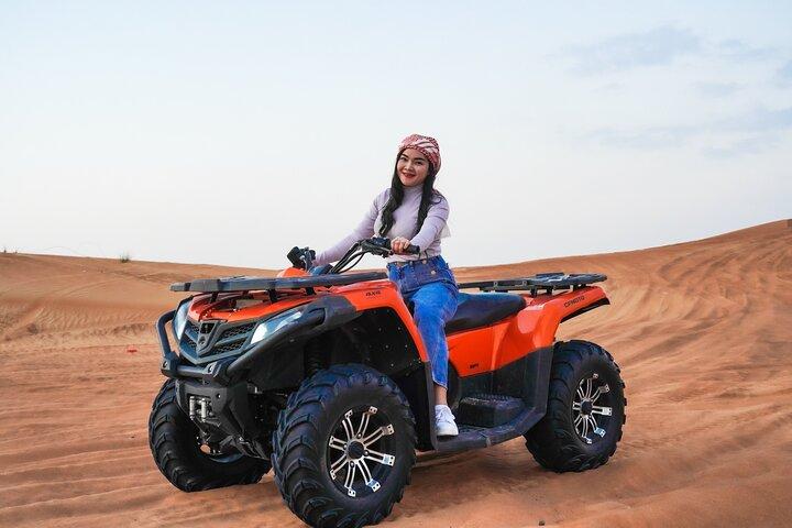 Dubai Evening Desert Safari, Quad Biking, Live Shows & BBQ Dinner