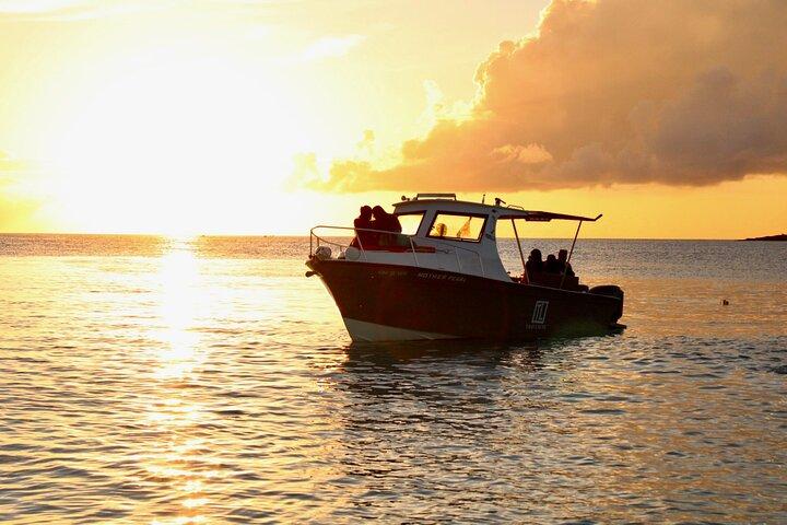 St Maarten Boat Tour with Lunch, Drinks, & Snorkeling Gear