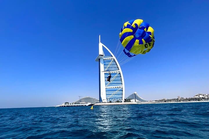 Parasailing in Dubai - Burj Al Arab View