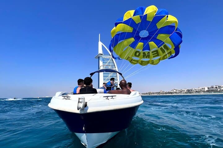 Parasailing in Dubai - Burj Al Arab View