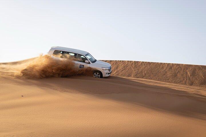 Dubai Half-day Red Dunes bashing with Sandboarding, Camel &Falcon