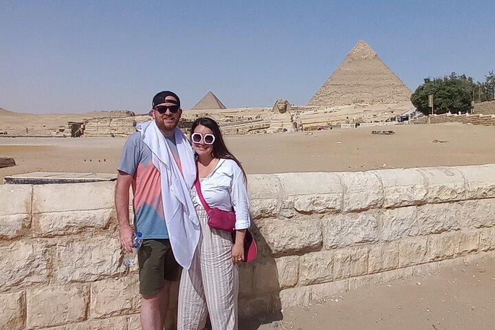 Giza Pyramids,Sphinx,Saqqara and Memphis with Lunch& Camels Ride