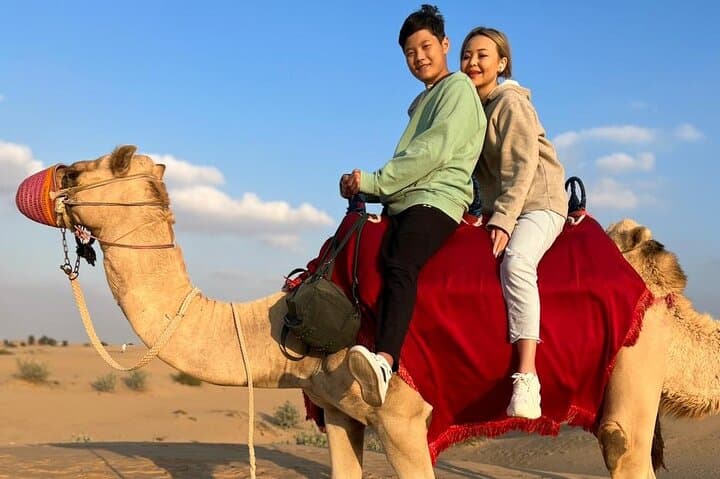 Desert Safari Dubai, with Quad Bike Camel Live shows BBQ Dinner