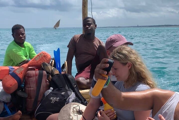 Swimming with DOLPHINS IN MNEMBA