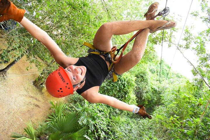 ATV Adventure with Ziplines & Cenote from Playa del Carmen