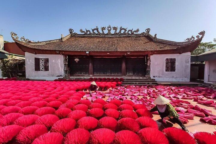 From Hanoi: Incense Village, Tam Coc Boat Trip, Hoa Lu Capital