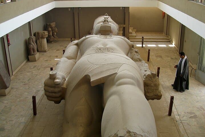 Giza Pyramids and Sphinx and Saqara and Memfis