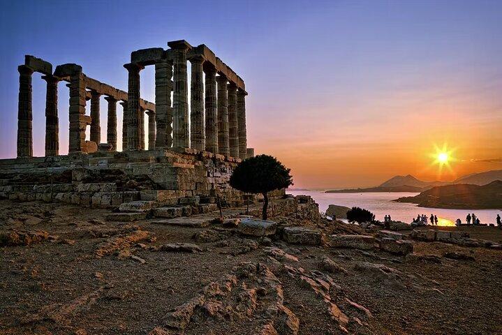 Cape Sounion Sunset Tour & Temple of Poseidon & Audio Tour