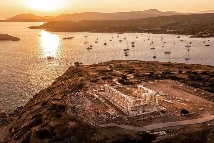 Cape Sounion Sunset Tour & Temple of Poseidon & Audio Tour