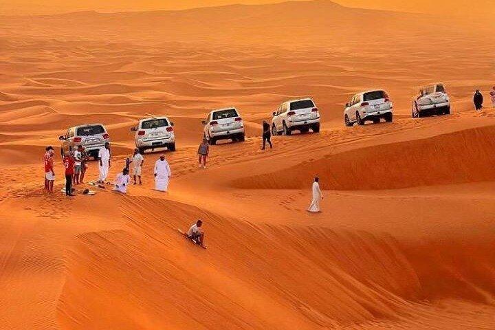 Premium Service | 4x4 Pickup, Camel, Sandboarding, BBQ & Shows