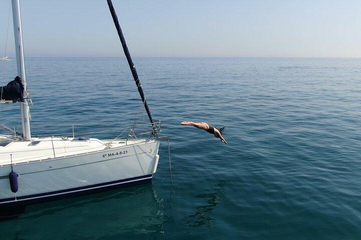 Marbella Private Sailboat: Paddle Board and Pool in the Sea (10 pax)