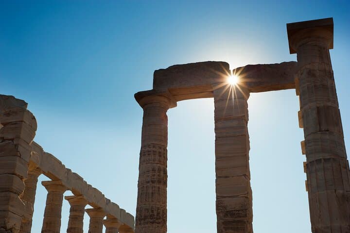 Temple of Poseidon and Cape Sounion Half Day Afternoon Tour