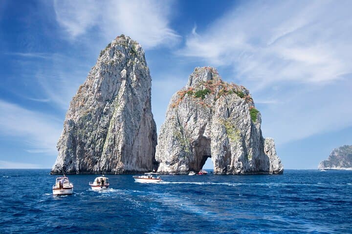 Capri by Land and Sea: Small-Group Tour from Naples