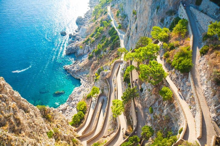 Capri by Land and Sea: Small-Group Tour from Naples