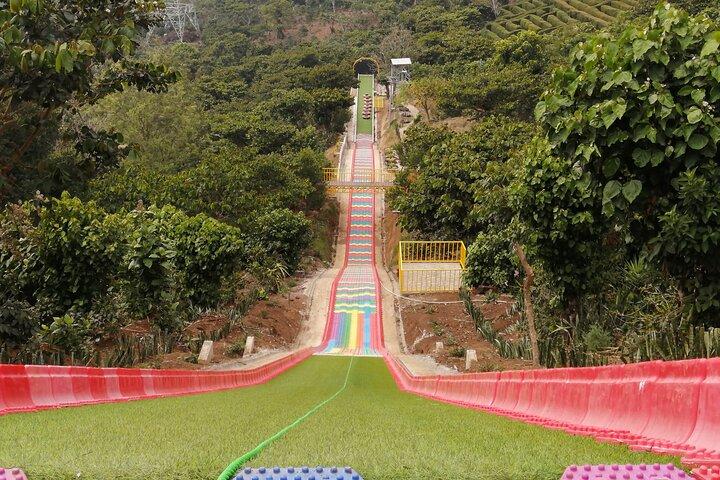 Ruta de Flores Bike Zipline, Slide, Wings Swing, Hotsprings