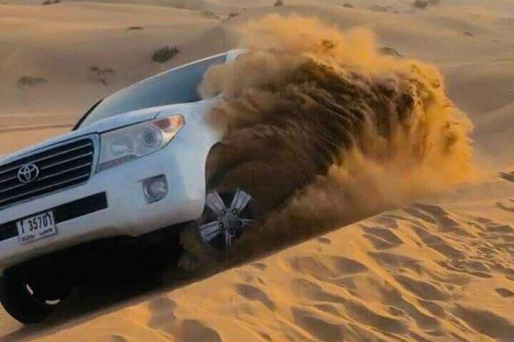 Vip Desert Safari Dubai with Quad bike CamelRide LiveShows Dinner