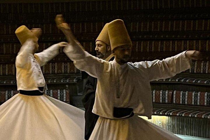 Whirling Dervishes in Historical Cave in Cappadocia