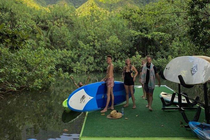 Kahana Bay River to Ocean: Kayak and Stand Up Paddle Board Rental