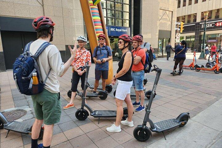 Calgary City Highlights 2 Hour E-Scooter Tour