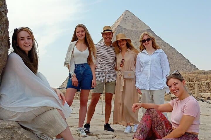 VIP All inclusive Giza Pyramids, Sakkara, Memphis& inside pyramid