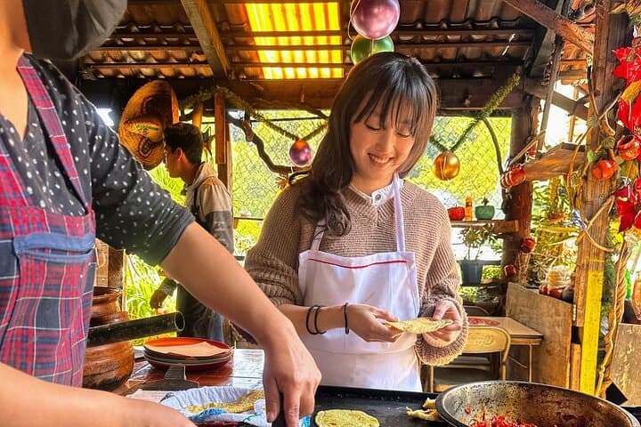 Rural cooking class at the mountains
