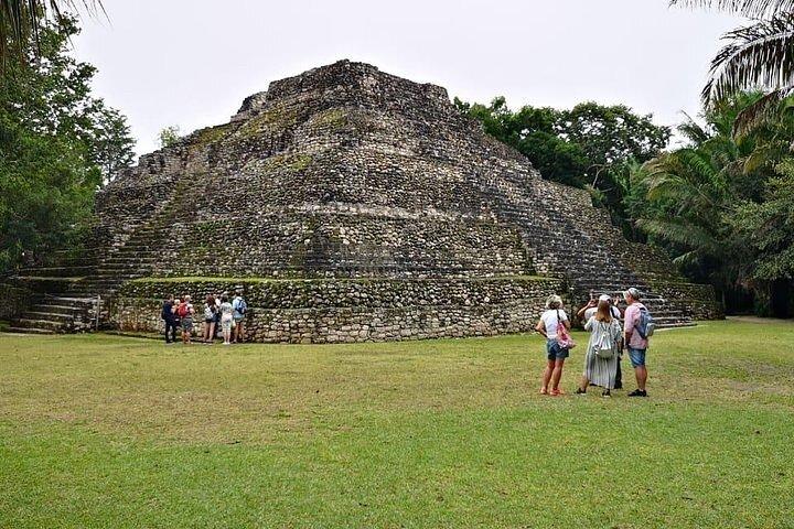 Bacalar Lagoon and Chacchoben Mayan Ruins from Costa Maya