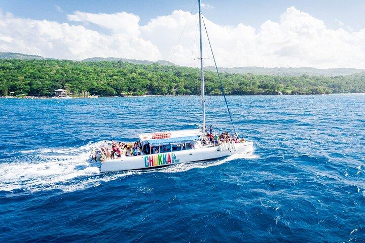 Party Catamaran with Dunns River Climb from Montego Bay