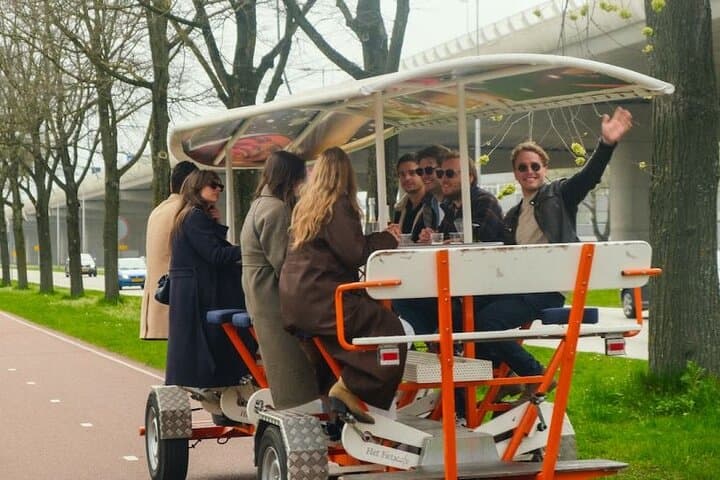 Amsterdam Private Prosecco Bike with Music Sound System