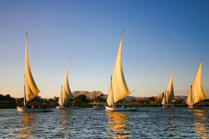 Enjoy Sunset Felucca Ride and Shopping of Luxor