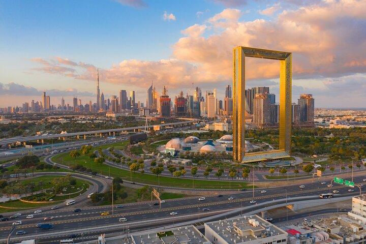 Burj Khalifa At the Top and Dubai Frame with Private Transfer