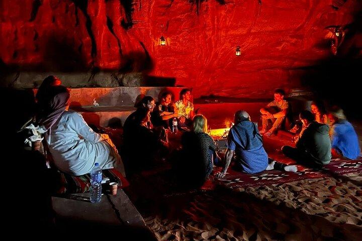 Full Day Jeep Tour and Overnight in Bedouin Camp with Meal