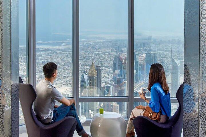Burj Khalifa At the Top and Dubai Frame with Private Transfer