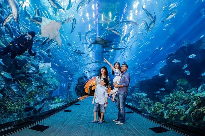 At the Top, Burj Khalifa + Dubai Aquarium