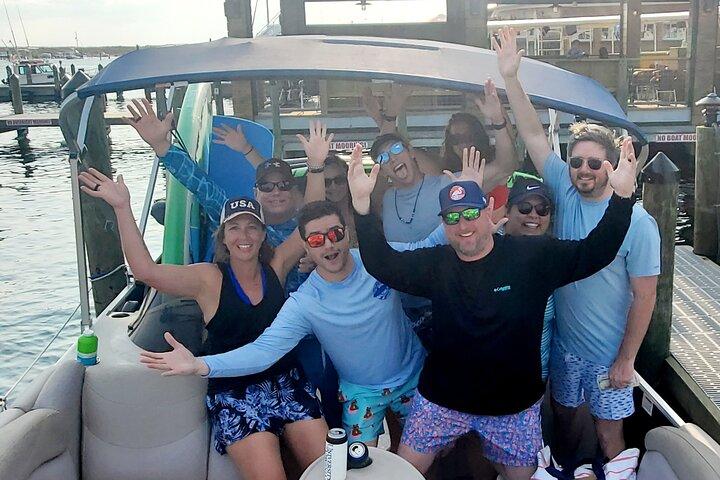 TOP 10 Private Capt Pontoon to Crab Island Choose 3,4,5, or 6 Hr