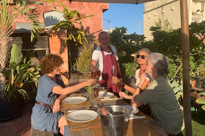 Rooftop Paella Seafood Cooking Class Experience in Barcelona