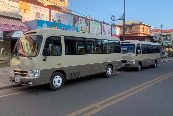 Siem Reap Angkor Airport to Siem Reap City by Shuttle Bus