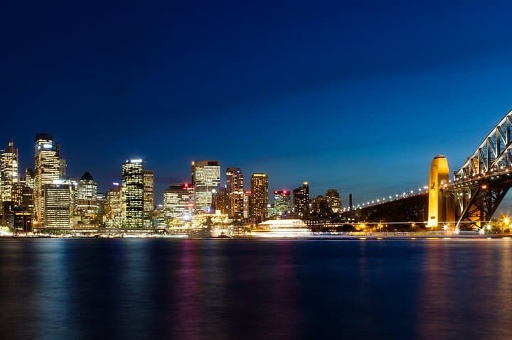 Private Sydney at Night Cruise for up to Six Guests