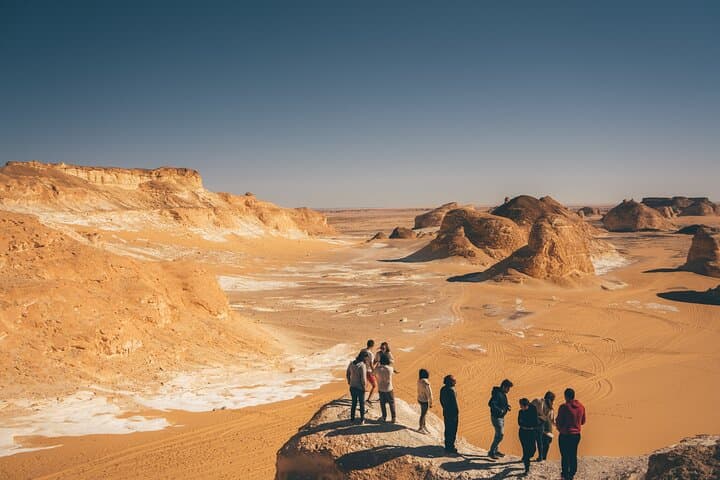 White Desert Overnight Camping Sharing Tour in Egypt