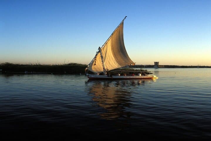 Nile Sunset Felucca Boat in Luxor