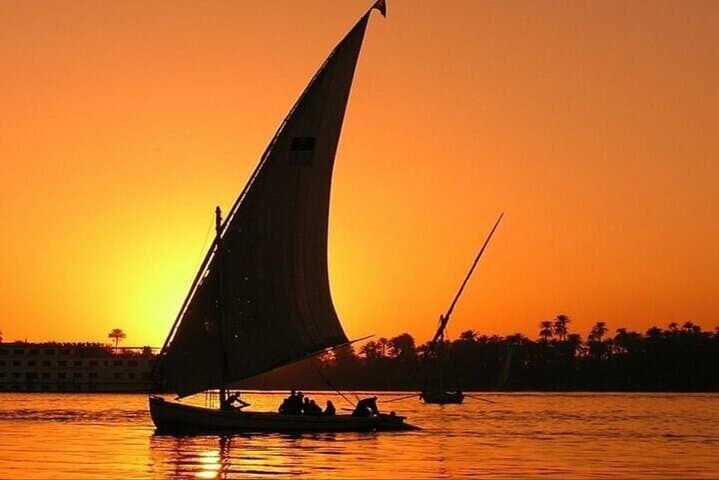 Nile Sunset Felucca Boat in Luxor