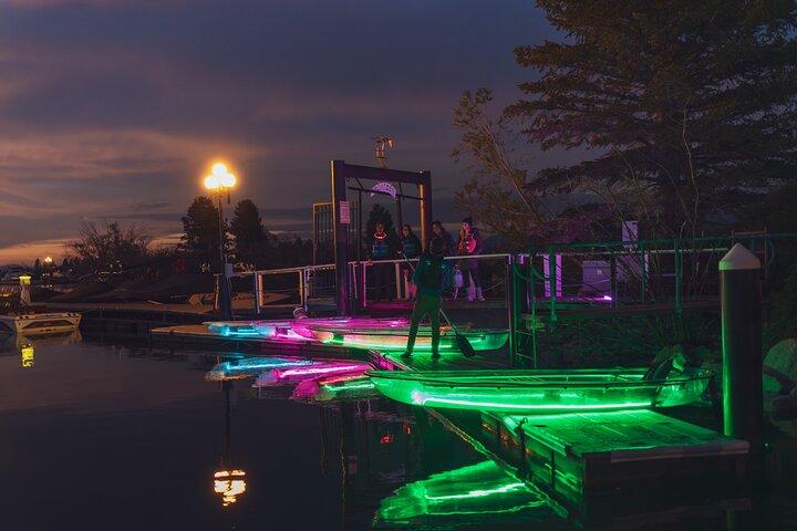 Nighttime LED Stargazing Clear Kayak Tour on Lake Tahoe
