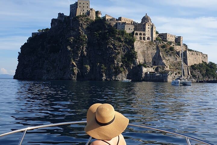 Private boat excursion island of Ischia with Gozzo Cilento 12m