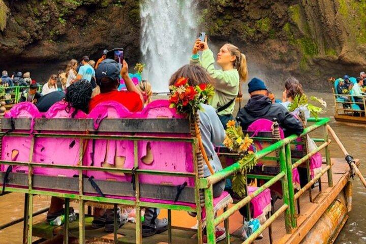 Marrakech : Ouzoud Waterfalls, Guided MountainTour & Boat Ride