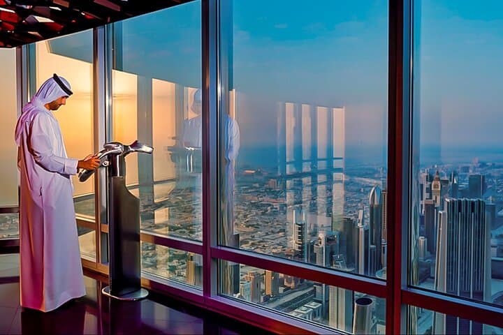 The Burj Khalifa Lounge Access with Private Transfer