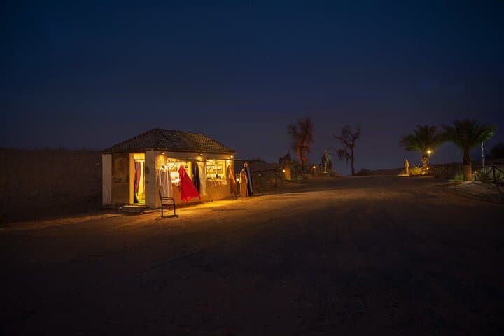 Dubai Desert Camp Dinner with BBQ, Dinner, Camel Ride & Shows