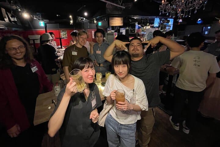 Shinjuku Locals &Traveller Meet&Drink Experience Solo going Party